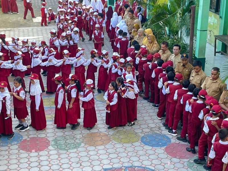 HALAL BIHALAL SISWA-SISWI SD NEGERI 1 ASEMBAGUS BERSAMA GURU 